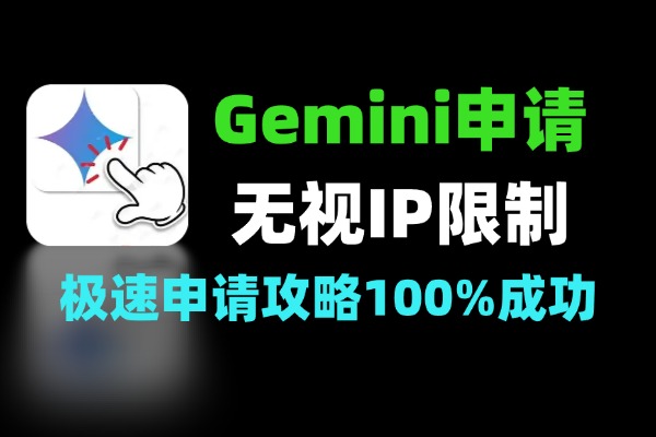 无视IP限制2026年Gemini极速申请攻略100%成功