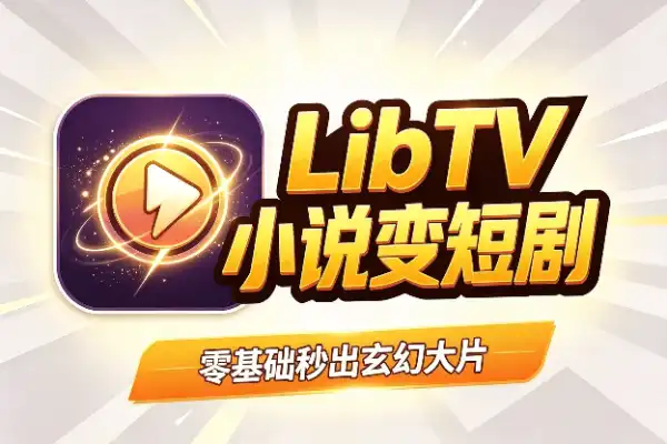 用LibTV AI把小说变玄幻短剧，零基础也能批量出片